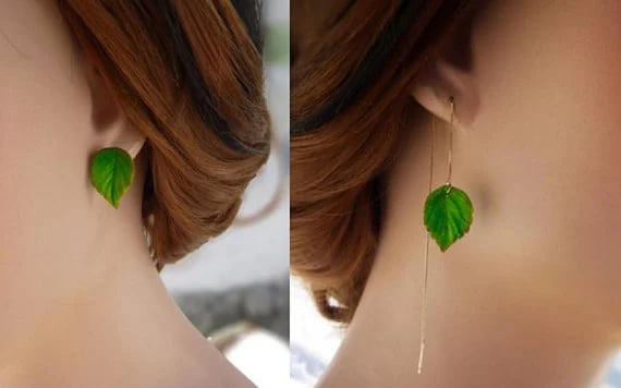 Asymmetrical earrings