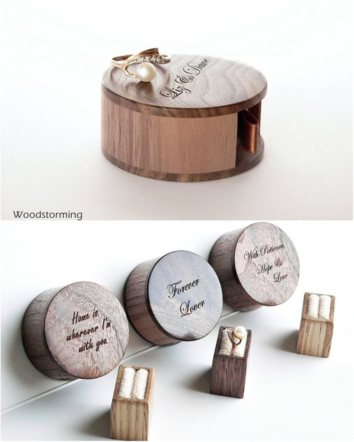 WoodStorming wooden ring box
