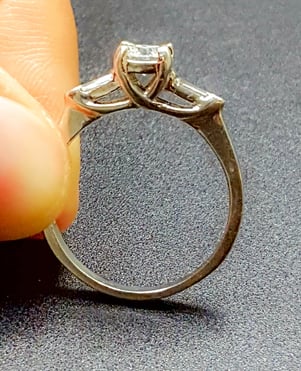 a cathedral ring setting for your diamond ring