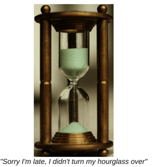 Hourglass Clock