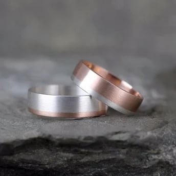 mixed metal rings 