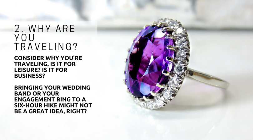 engagement ring with gemstone