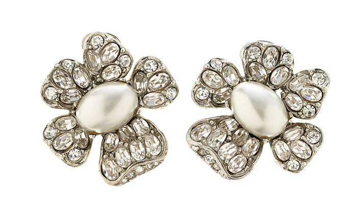 Oscar_de_la_Renta_crystal_pearl_floral_earrings