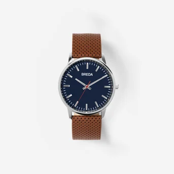 breda-zapf-1725b-silver-brown-leather-watch-front-1